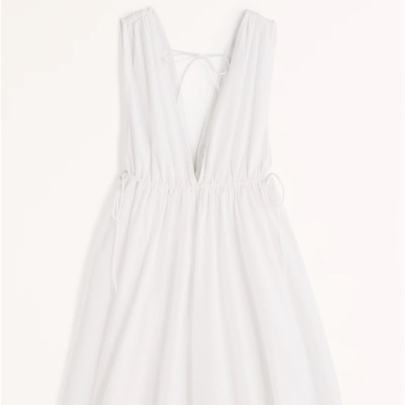 Babydoll Poplin Mini Dress - Picture 2 of 5